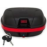 tectake Motorradkoffer Top Case B: 55cm H: 29cm T: 40cm