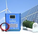 Hybrid-Laderegler für Windkraftanlagen und Solarmodule, hohe Effizienz 12V/24V/48V mit LCD-Bildschirm, ideal für erneuerbare Energiesysteme
