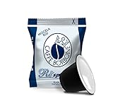 Caffè Borbone Kaffee Kapseln Respresso, Blaue Mischung - 100 stück - Kompatibel mit Kaffeemaschinen für den Hausgebrauch der Marke Nespresso*