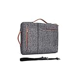 NVNVNMM Laptoptasche, Laptoptasche, Mehrzweckgurt, Laptop-Hülle mit Griff für 25,4 cm (10 Zoll) Laptop, stoßfest, Grau, einfarbig, Einheitsgröße