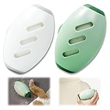 Wiederverwendbare Fusselrollen, 2 Stück Reusable Lint Roller, Wiederverwendbarer klebriger Gel Ball, Klebriger Gel-Ball für Haustierhaar, Tragbar Fusselroller, für Tierhaare, Kleidung, Haare