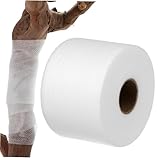 KONTONTY 1 Rolle Baum Verband Baumstammumhüllung Baumstammabdeckung isoliert bewachen im Freien aus Baumschützer Kofferraumschutz Baumwickel für beschädigte Rinde Vlies Weiß