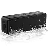 Raymate Bluetooth Lautsprecher Musikbox Tragbarer Bluetooth Box mit Lauter Stereo Sound, Satter Bass,IPX7 wasserdicht Kabelloser Lautsprecher für Zuhause,Draußen,Garten