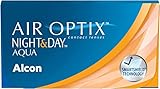 Air Optix Night & Day Aqua Monatslinsen weich | 6 Stück | BC 8.6 mm | DIA 13.8 mm | -06.75 Dioptrien