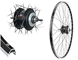 Aggro-X 28 Zoll Hinterrad Shimano 8 Gang Nexus Nabenschaltung mit Freilauf schwarz 19-622