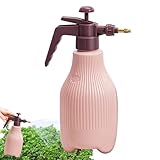 Gartenpumpensprüher, 1.5L Manuelle Gießkanne, Pflanzenpumpe Sprühflasche mit Einstellbarer Düse, Drucksprühflasche für Rasen mit Sicherheitswert, Haushaltsreinigung Handsprüher