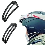 Helm Clips Maskenhalter für Skihelme und Snowboardhelme, Niemals abfallen, Abschließbare Ausführung, 1 Paar, Passt zu 99% Skihelm