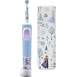 Oral-B Pro Kids Elektrische Bürste für Kinder mit Filmfiguren 'Land des Eises', Reisetasche, Entwickelt in Braun-Technologie, für Kinder ab 3 Jahren
