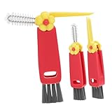 GOOHOCHY 3 Stück Teiliges Flaschenbürsten mit Robusten Borsten Multifunktionale Spaltenreinigungsbürsten für Flaschen Trinkbecher Tastaturen und Schwer Zugängliche Stellen Langlebig und