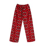 Hello Hose Y2K Schlafanzughosen Für Damen Autumn Aesthetic Hello Pyjama Hose Halloween Hello Hose Schlafanzug Damen Lang Weihnachten Pyjamas Anime Kawaii Pyjama Pants Autumn Pyjama (B03,XXL)