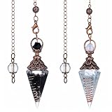 Hpmjz 2 Stück Harz Aquamarin Pendulum Pendel aus Aquamarinharz Natürliches Sechseckiges Edelstein Kristall Ornamente Kristall Heilsteine für Hexerei Zeremonie Wahrsagen Reiki Heilung