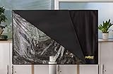 Python TV-Cover - 58' bis 60' Zoll - wetterfeste Schutzhülle für TV / Fernseher und Monitor | Indoor/Outdoor | 140x89 cm - schwarz