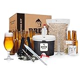 Brew Monkey® Bierbrauset Helles | Luxe Set 5 Liter Bier | 6,4% Vol. | Bier Brauen Set | Männergeschenke | Bier Geschenke für Männer | Geburtstagsgeschenk für Männer | Geschenke für Papa