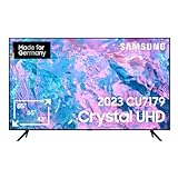 Samsung Crystal UHD CU7179 65 Zoll Fernseher (GU65CU7179UXZG, Deutsches Modell), PurColor, Crystal Prozessor 4K, Motion Xcelerator, Smart TV [2023], Schwarz