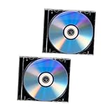 NUOBESTY 2 Sätze Beschreibbare DVD-r Discs mit Jewel Case Stabile Aufnahme Großer Speicher Vielseitig für Musik Audioaufnahmen Video für VCR und Kamera
