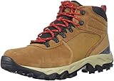 Columbia Newton Ridge Plus II Suede WP wasserdichte Wanderstiefel für Herren, Braun (Elk x Mountain Red), 45 EU