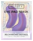 YEAUTY RECHARGING RETINOL EYE PADS - superweiche Augenpads mit Anti-Aging-Serum - reduziert feine Linien und Fältchen -glättet die Haut der Augenpartie - intensive Feuchtigkeit