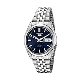 Seiko Herren Analog Automatik Uhr mit Edelstahl Armband SNK357K1