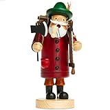 Sikora RM-A Räuchermännchen aus Holz 3 Größen Verschiedene Motive, Farbe/Modell:A03 rot - Holzfäller, Höhe in cm:Höhe ca. 15 cm