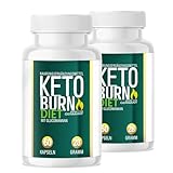 NEU: Keto Burn Diet - Das Original – Stoffwechsel extrem - schnell & endlich, Kapseln mit hochwertige natürliche Inhaltsstoffe für Frauen + Männer – 120 Stück