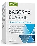 SYXYL Basosyx Classic Tabletten/Nahrungsergänzungsmittel mit natriumfreien, basischen Mineralstoffverbindungen & Zink für einen ausgeglichenen Säure-Basen-Haushalt / 140 Tabletten im Blister