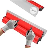 Flächenspachtel Set, 24Inch/60CM Edelstahlklinge Spachtel Werkzeug, Aluminiumlegierter Z-förmiger Ergonomischer Griff Wanddekoration Bauwerkzeug-Set, Für Decken Verputzen, Wände