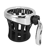 Motorrad Lenker Getränkehalterung, Motorrad-Becherhalter Getränkeflaschenhalter Getränkehalter Am Lenker Aluminium für Motorradlenker Gold Wing