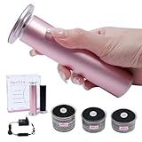 AprElm-12.2CM Längerer Elektrischer Hornhautentferner für Füße mit 120 Schleifpapier, aus Aluminium, stufenlose Drehzahlregelung – Professionelles Pediküre Gerät für