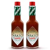 TABASCO® Chipotle Pepper Sauce - Scharfe Soße 2x150ml Doppelset - Geräucherte Jalapeño Chilisauce aus 100% natürlichen Zutaten & ohne zugesetzte Zusatzstoffe - Für viele Gerichte, Saucen & Marinaden