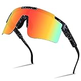 FEISEDY Sport Sonnenbrille Herren Fahrradbrille für Damen Sportbrille UV400 Schutz Radsportbrillen für Outdooraktivitäten B2837