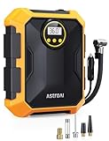 AstroAI Luftkompressor Kompressor 12V DC Tragbare Auto Luftpumpe 100PSI mit LED-Licht Echtzeit-Digitalbildschirm für Auto, Fahrrader, Motorrad, Ball, Luftkissen usw. Geschenke für Männer