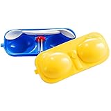 ostprodukte-versand Sonja PLASTIC Eierträger 2fach mit Salzstreuer für 2 Eier - Traditionsprodukt - DDR Geschenk