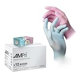AMPri Nitrilhandschuhe, mint, rosa, Farbenmix, 12 Box a 60 Stk, Größe S, puderfrei, Style Peppermint Rosie: Nitril Einmalhandschuhe, Einweghandschuhe in den Größen XS, S, M, L, XL