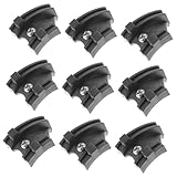 TOYANDONA 10 Stück Fahrradbleiplatte Fahrrad Montage Ersatzteil Fahrrad Rennradbremskabel Reifendemontagekopf Fahrrad Kabelführung Fahrradkabelendkappen Fahrrad Bremskabel Plastik Black