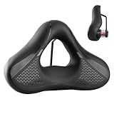 Fahrradsitzbezug – Fahrradsitzkissen, Komfort-weiche Gel-Sitze, Sattelkissen, stoßdämpfend, Allwetter, ausgehöhlte Fahrräder, Radsitzkissen, für Pendler, Touren, Langstreckenfahrten