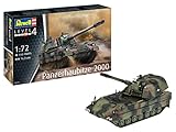 Revell Modellbausatz I Panzerhaubitze 2000 I Detailreicher Level 4 Panzerbausatz I 61 Teile I Maßstab 1:76 I für Kinder und Erwachsene ab 12 Jahren