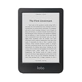 Kobo Clara BW | eReader | 15,2 cm (6 Zoll) blendfreier Touchscreen mit ComfortLight PRO | Dunkelmodus-Option | Hörbücher | wasserdicht | 16 GB Speicher | Schwarz