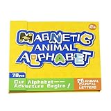 Magnetische Buchstaben des Alphabets, Spielzeug für Vorschule, Tiere, Magnete für Zuhause, Schule, Klassenzimmer, Whiteboard, Kindergarten, Kindergarten, Reisen und für