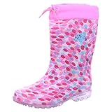 Lico Unisex Kinder Power Blinky Gummistiefel, Pink Rosa Türkis, 27 EU