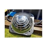 Speedsolar Poolheizung – Solar Poolheizer für Pools bis 7.000L, Ø 55 cm, 32/38 mm Anschluss, max. 7.500 l/h, Effiziente Solarkollektor-Heizung, Intex kompatibel, Umweltfreundlich, Einfache Montage