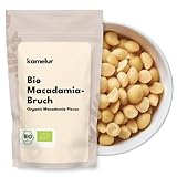 Kamelur 1kg BIO Macadamiabruch in Rohkostqualität - Bio Macadamia Nüsse gebrochen roh und unbehandelt
