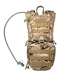 Save & Protect Trinkrucksack mit Trinkblase 2,5L für Fahrrad, Laufen, Wandern, nach Militärstandart - robust, sicher und wasserabweisend - Farbe Multi Camouflage Tarnmuster