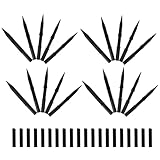 DIYEAH 20 Sätze Garten Solarleuchten Erdspieße aus Stabilem Kunststoff Wetterfeste Outdoor Licht Halterungen für Wege Rasen und Landschaftsdekor Einfache Montage Windresistent