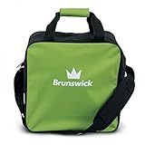 Brunswick TZone Single Tote 1-Ball-Bowling-Tasche für einen Bowlingball (Lime)