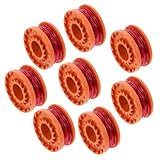 Toyvian 8 Stück Teiliges Rasentrimmerfaden Verschleißfeste Trimmerschnur Kompatibel mit Worx Spulen Langlebige Mählinie für Garten und Freischneider Einfache Installation Vielseitig