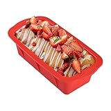 Silikon-Brot- und Kastenformen – Antihaft-Kastenformen | Flexible Silikon-Backformen für hausgemachtes Brot, Kuchen, Hackbraten, Brownies – Silikon-Kastenform | Backform