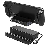 SABRENT Docking Station für Steam Deck, 6-in-1 Steam Deck Dock mit HDMI 4K@60Hz, USB-C 95W PD 3.0 Schnellladung, Triple USB hub 3.0, 1 USB C Anschluss Entwickelt für Valve Steam Deck (DS-SD6P)