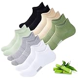 inaWarm Bambus Sneaker Socken Damen 39-42 35-38, 6 Paar Atmungsaktive Sportsocken, Kurze Laufsocken Damen Geschenk mit Geschenkbox 39-42 Mehrfarbig