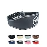 Weight-lifting Belt Gewichthebergürtel Kraftraining | Gym Gürtel Gewichtheben Powerlifting Belt für Kraftsport wie Deadlift, Kniebeugen und Body-Building | Fitness-Gürtel mit Polster, Schwarz-Basic M