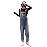 ACMEDE Umstands Latzhose Damen Denim LatzJeans große Größe Umstandsmode Lätzchen Overalls Schwangere Denim Latzhose Jeans Jumpsuits Sommeroverall Schwangerschaftshosen,M-XXL, 40-80KG